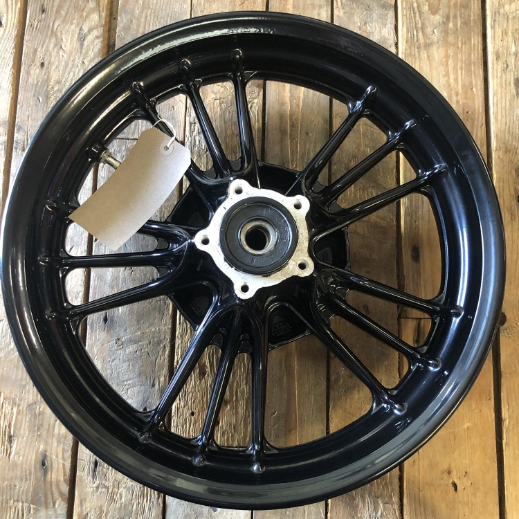 Indian Scout / Scout Sixty rear wheel - powder coated gloss black